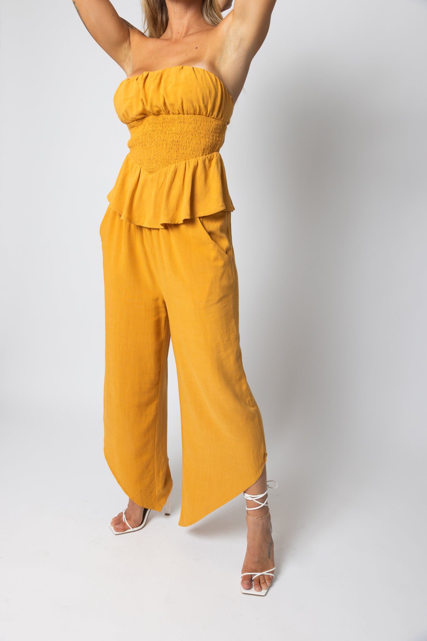 Golden Hour Linen Set Top