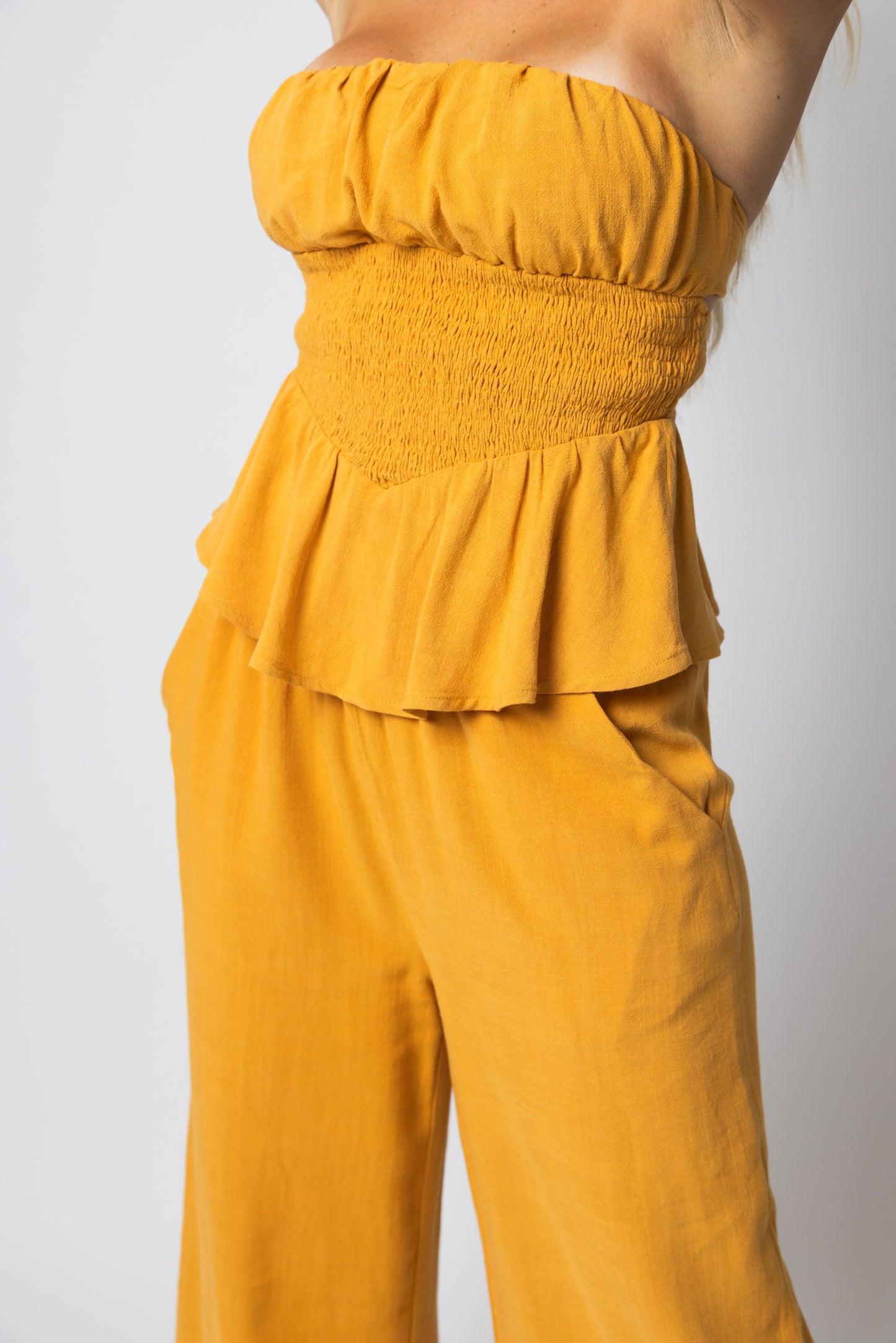 Golden Hour Linen Set Top