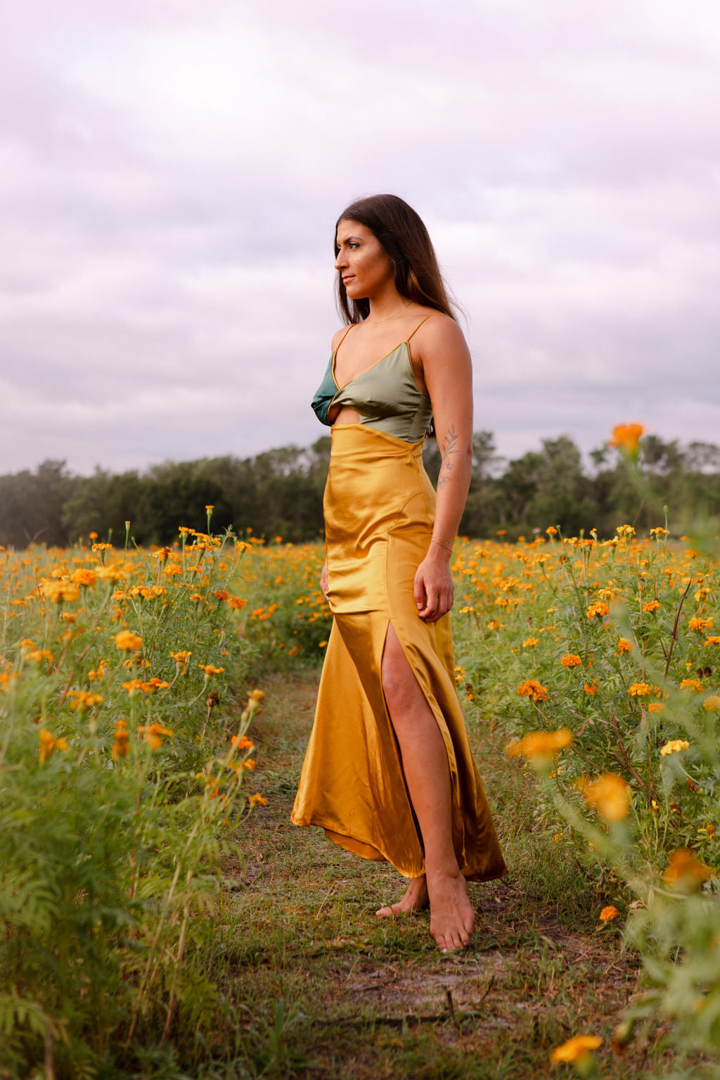Trinity Color Block Midi Dress – Celia Collection Trinity Color Block Midi Dress – Celia Collection