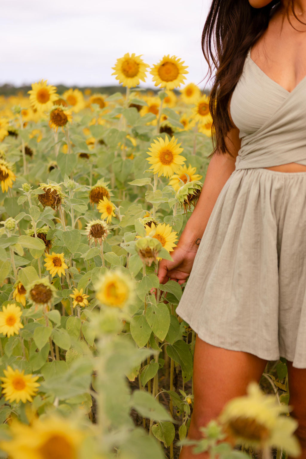 Matcha Cut-Out Romper