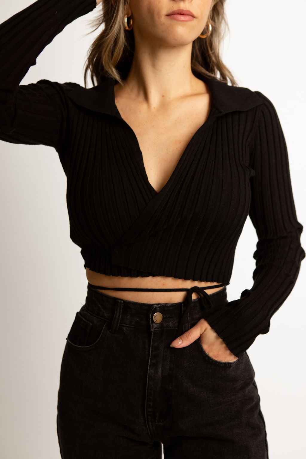 Marla Wrap Crop Top