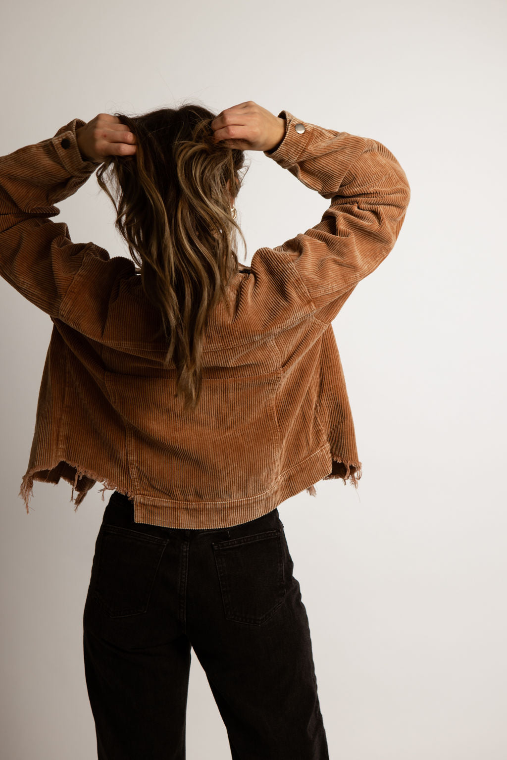 Paddington Distressed Cotton Corduroy Jacket