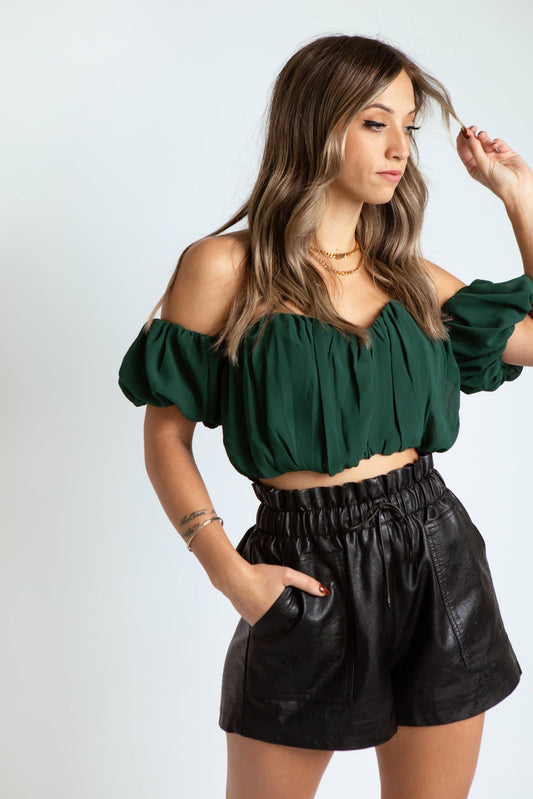 Under the Mistletoe Crop Top