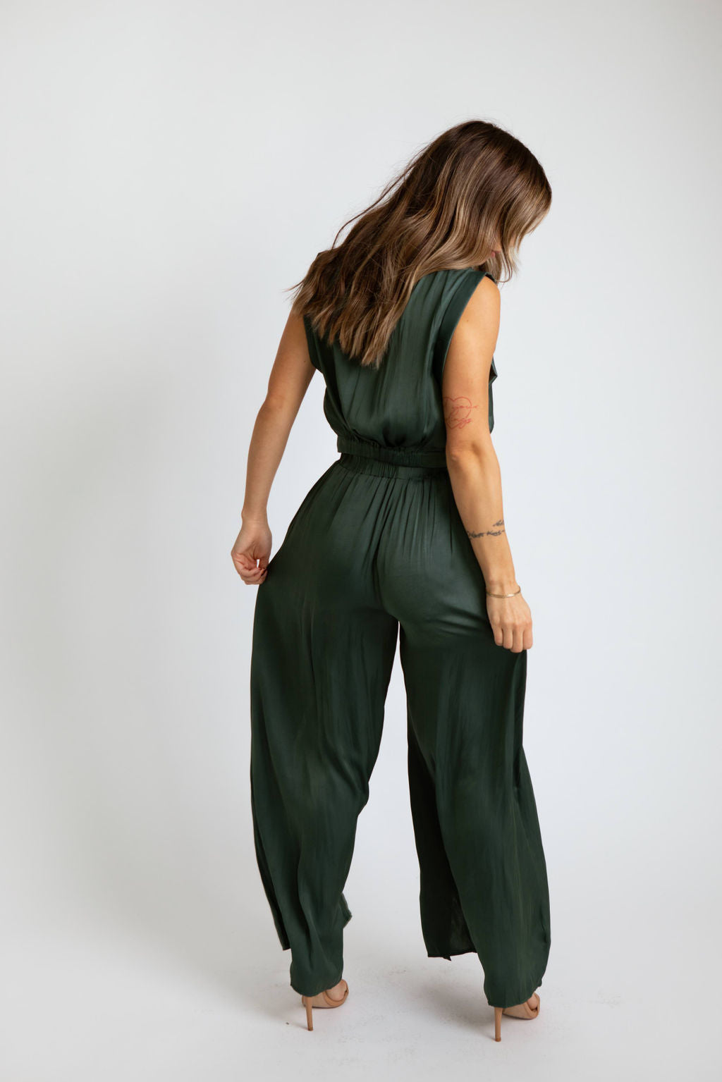 Skyway Satin Slit Pants