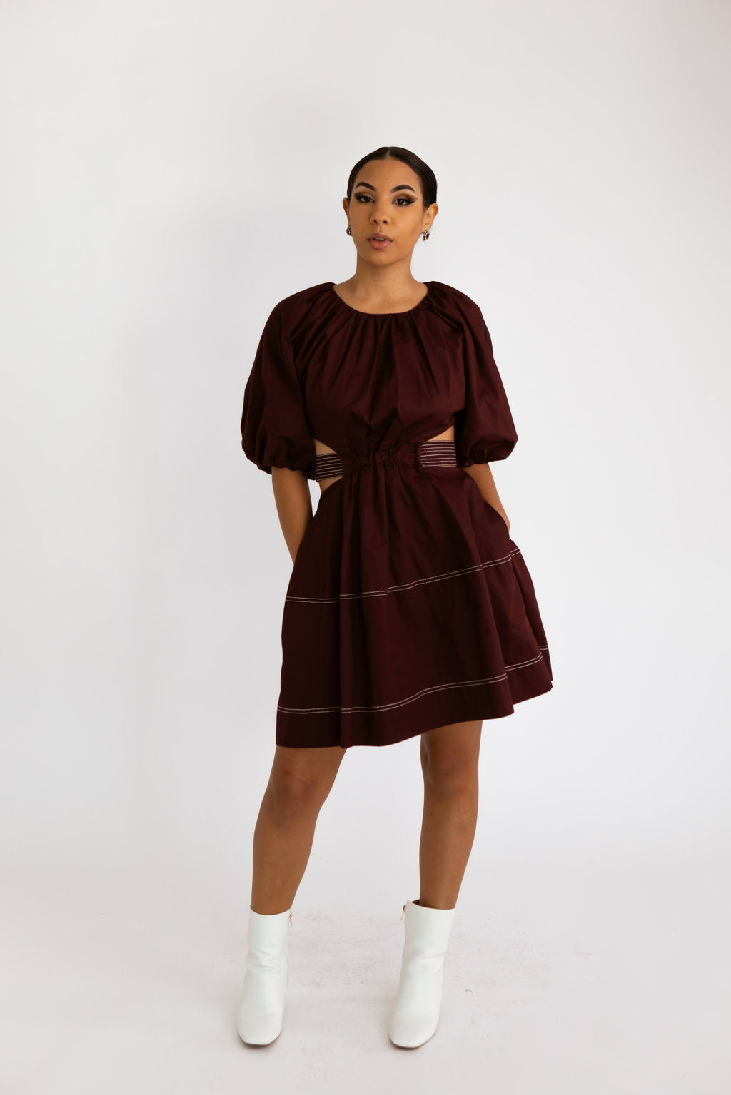 Wine O'clock Cut out Dress