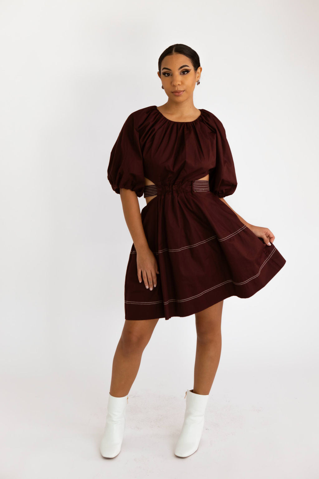 Wine O'clock Cut out Dress