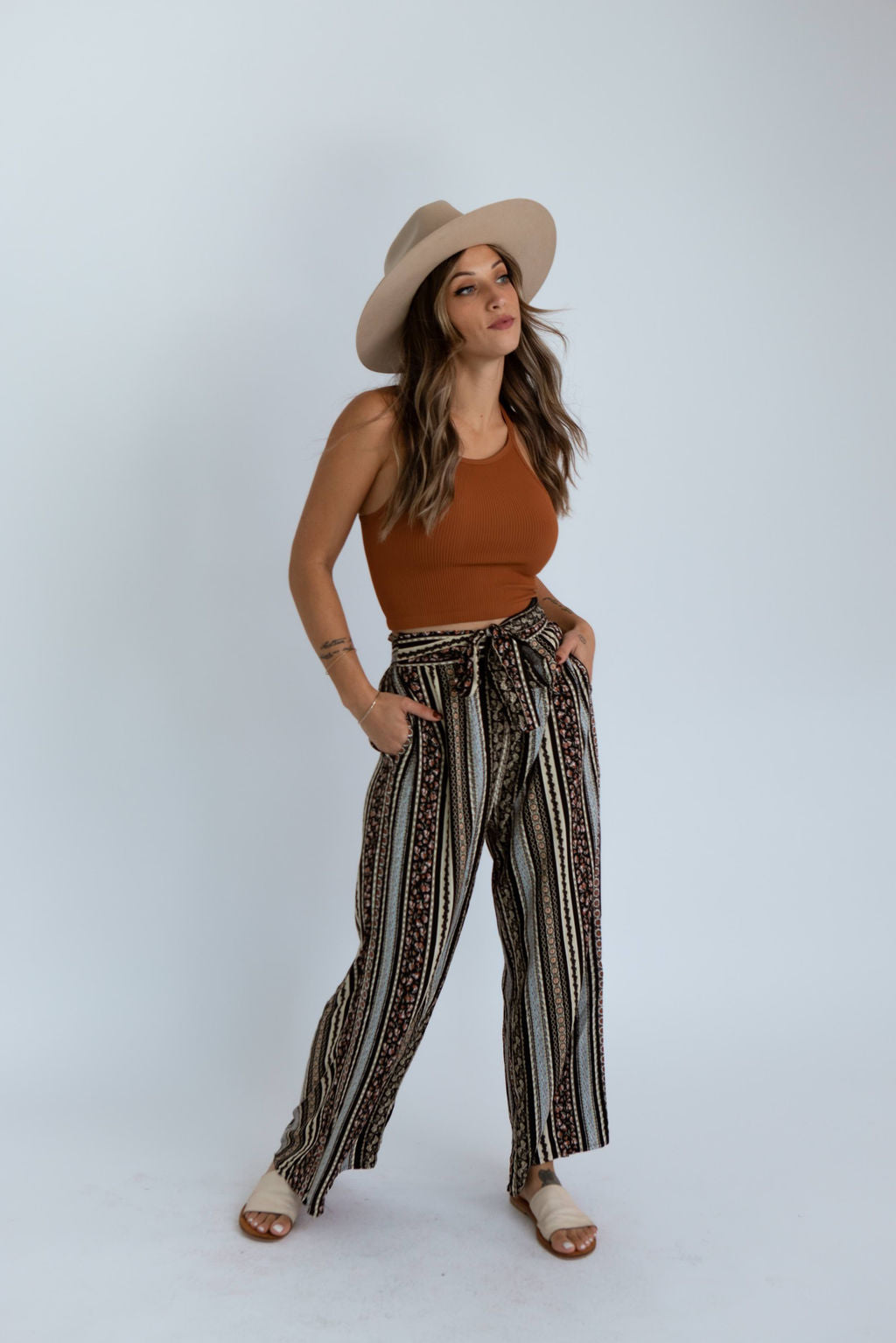 Moroccan Nights Wide-Leg Pants