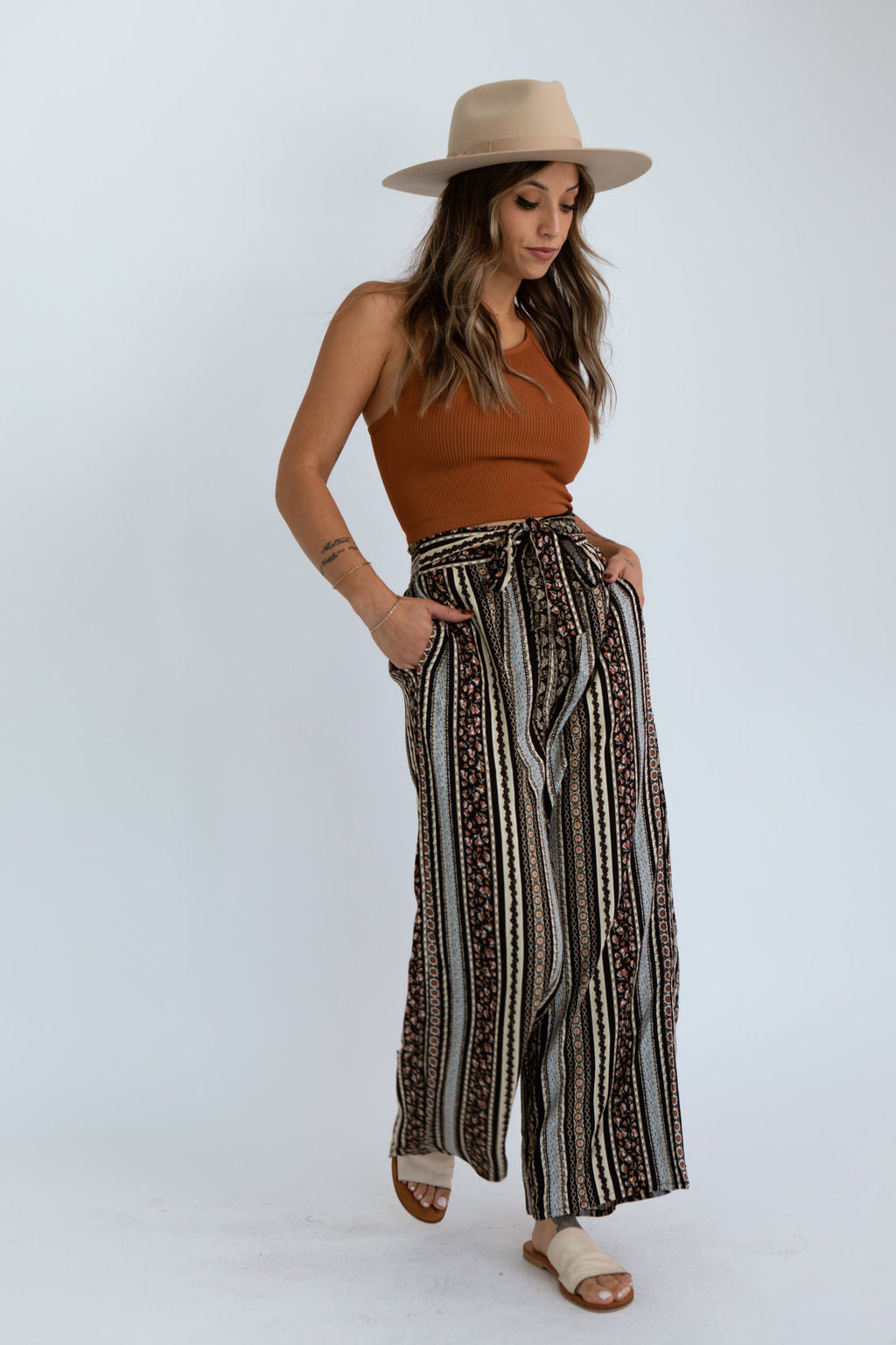 Moroccan Nights Wide-Leg Pants