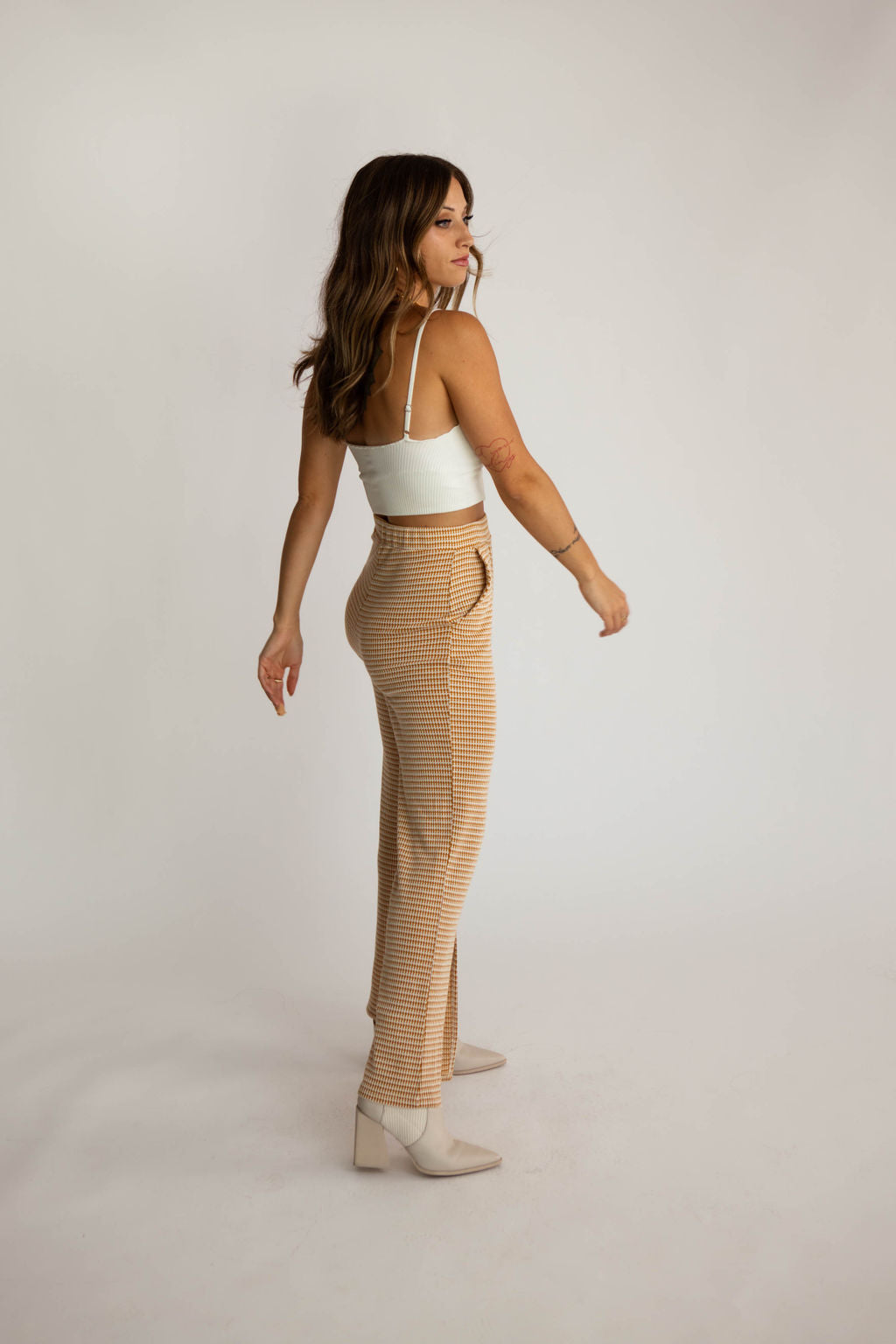 Autumn Front Slit Pants